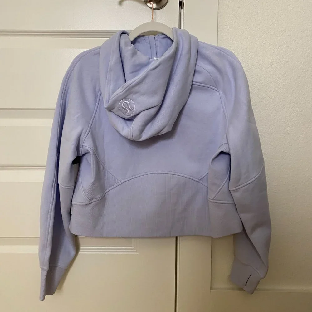 New Lululemon Scuba Oversized Full-Zip Hoodie 'Serene Blue' Size XS/S